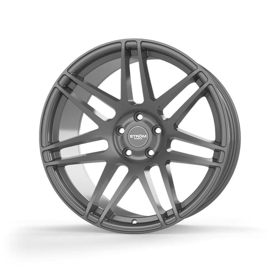 NEW 20" STROM STR3 ALLOY WHEELS IN GLOSS GUNMETAL WITH DEEPER CONCAVE 10" REARS